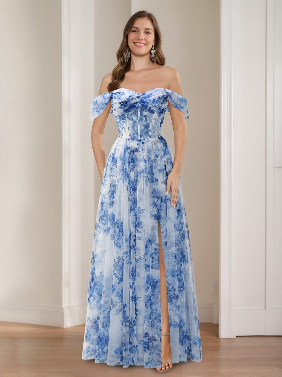 floral formal long dress Eviana Maxi Dress Floral main image 0