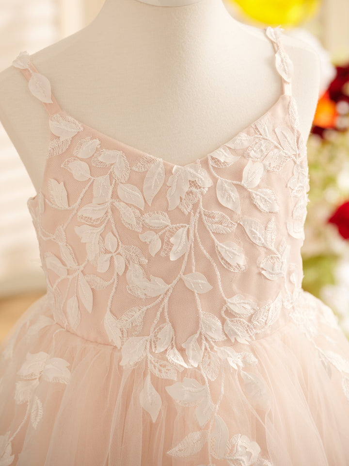 Tulle Knee-length Flower Girl Dress