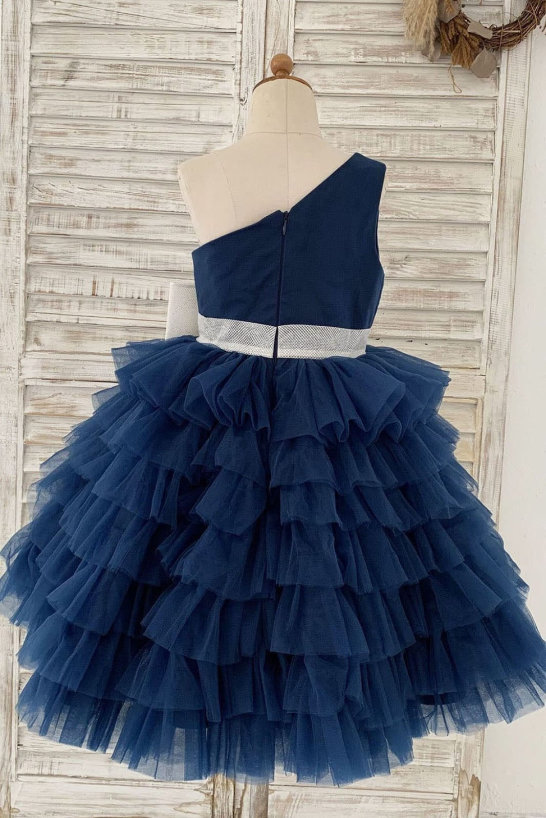 A-line Tulle Knee-length Flower Girl Dress