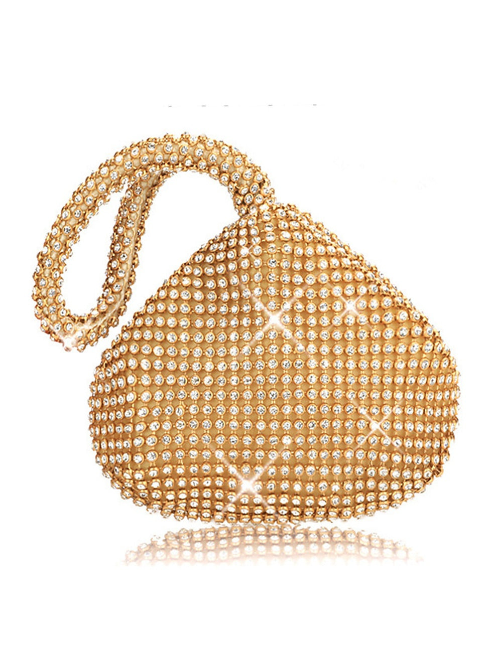 Polyester Gorgeous Unique Rhinestone Clutches Handbags