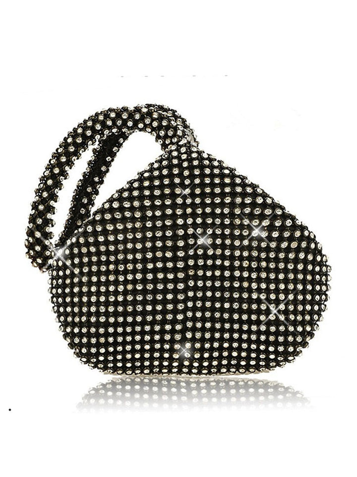 Polyester Gorgeous Unique Rhinestone Clutches Handbags