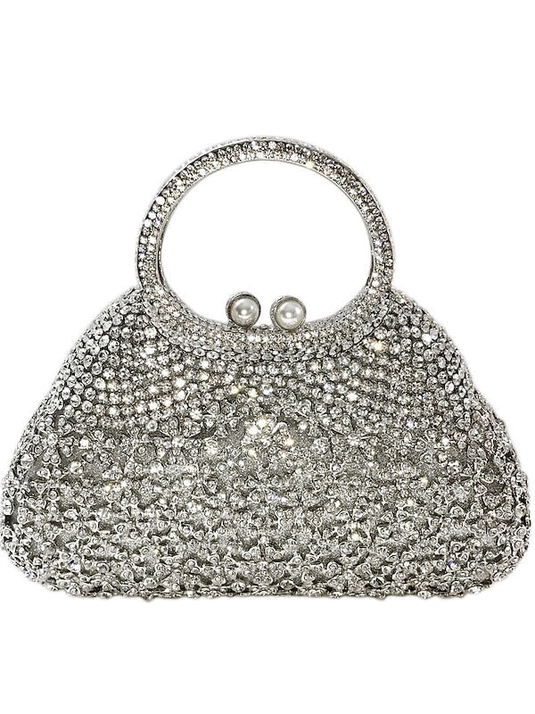 Alloy Chain Crystals Rhinestone Clutch Bags