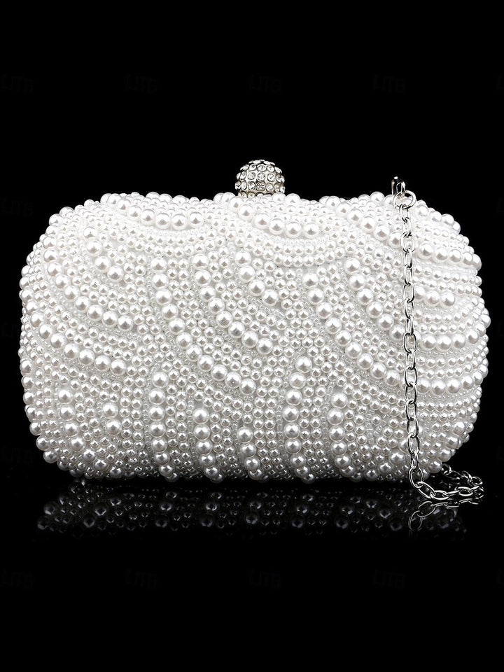 Alloy PVC  Solid Colour Crystals Rhinestone Clutches & Evening Bags