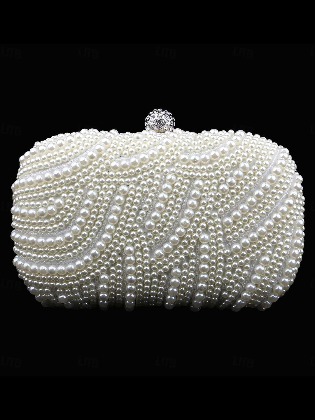 Alloy PVC  Solid Colour Crystals Rhinestone Clutches & Evening Bags