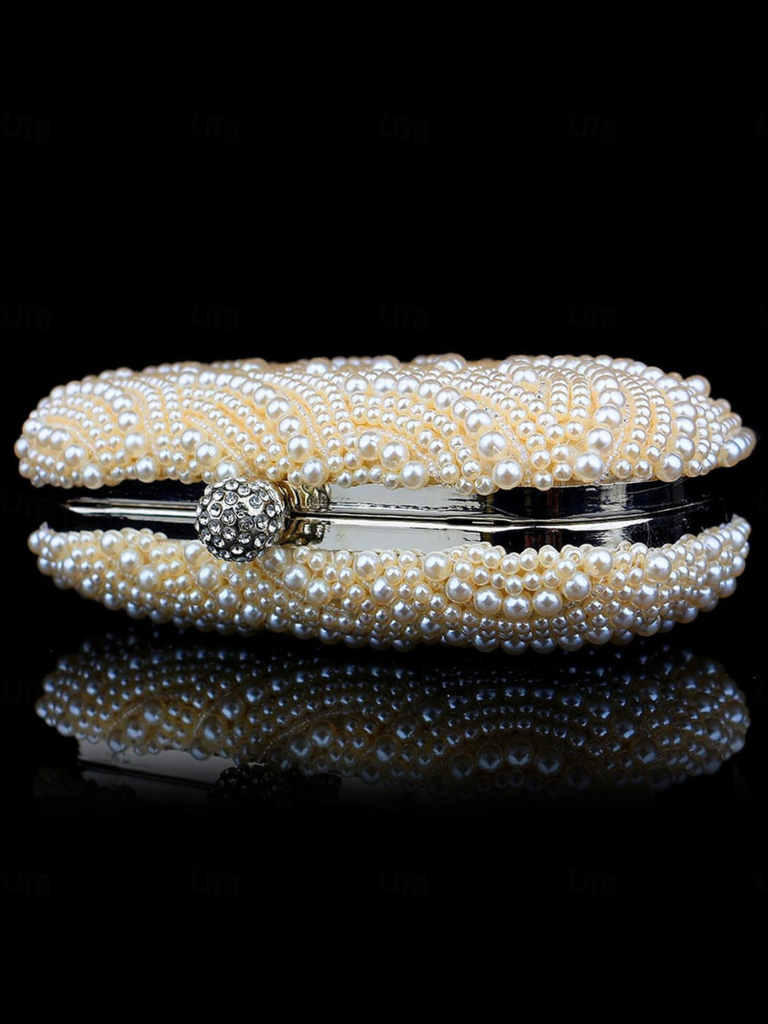 Alloy PVC  Solid Colour Crystals Rhinestone Clutches & Evening Bags