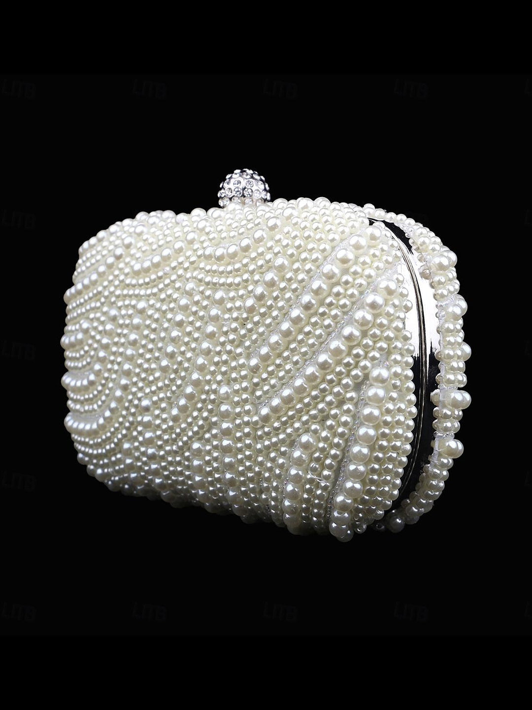 Alloy PVC  Solid Colour Crystals Rhinestone Clutches & Evening Bags