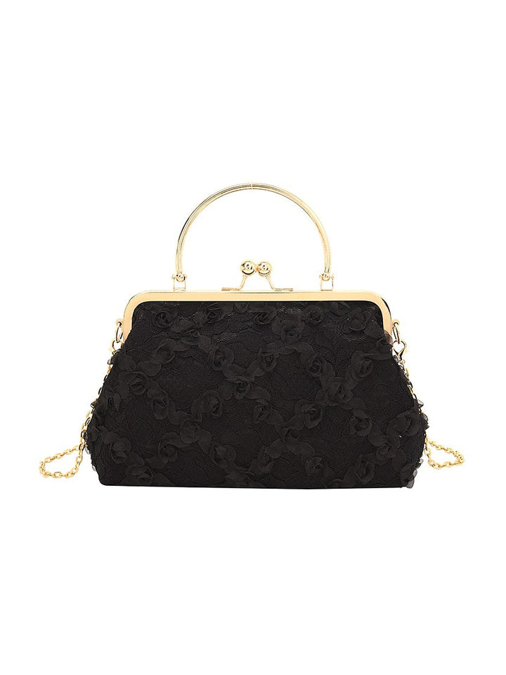 Synthetic Light Weight Large Capacity Solid Colour Handbags & Evening Bags