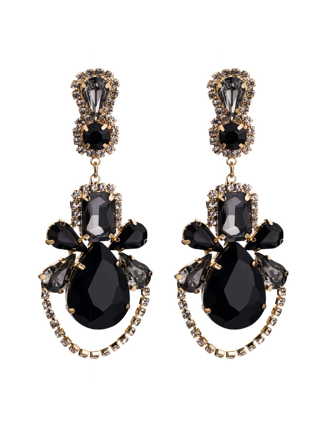 Alloy Earrings with Crystals Rhinestone For Women's Wedding Work Daily Party