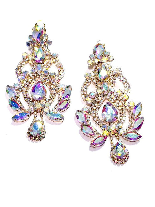 High-end Rhinestone Earrings Trendy Accessories Earrings