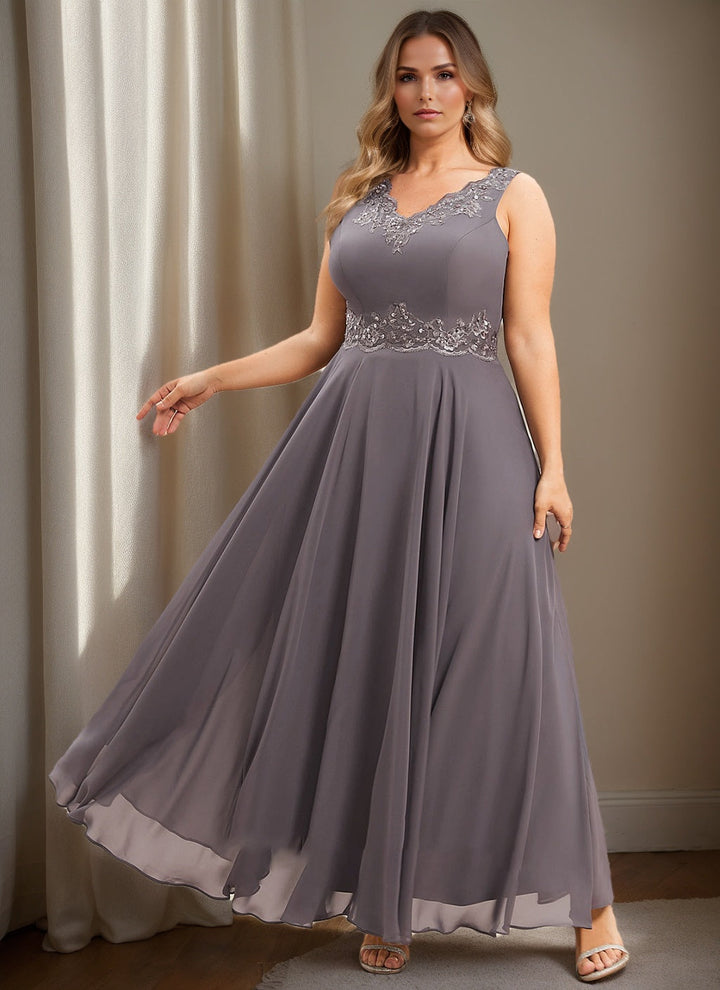 A-Line/Princess Mother of the Bride Dresses with Applique & Sequins