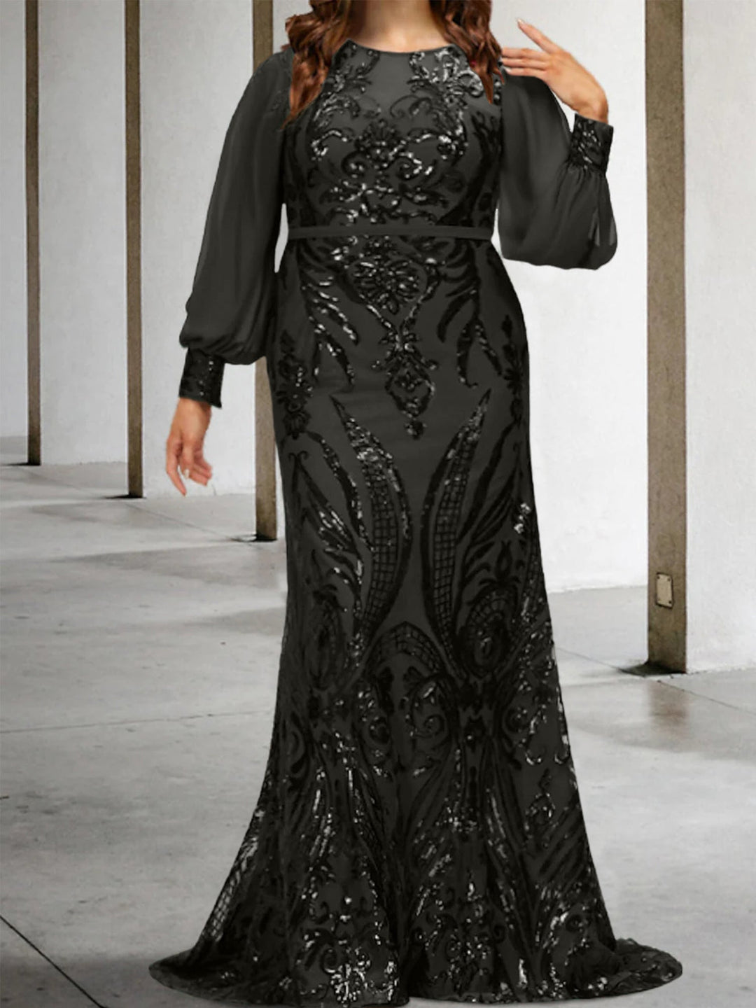 Sheath/Column Mother of the Bride Dresses with Sequins