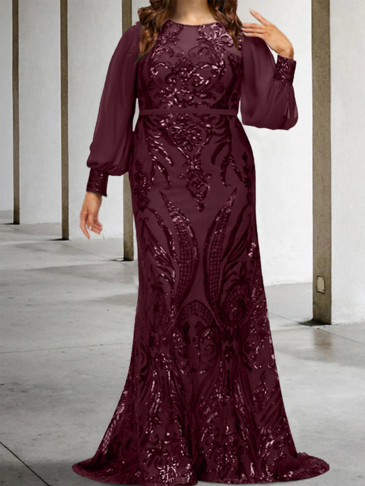 Sheath/Column Mother of the Bride Dresses with Sequins