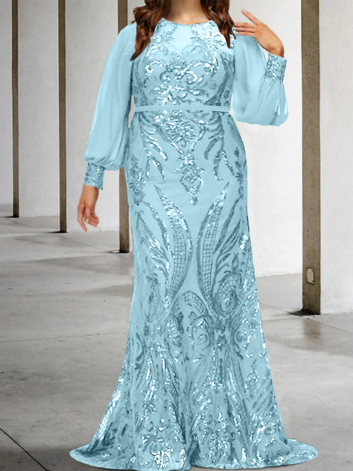 Sheath/Column Mother of the Bride Dresses with Sequins