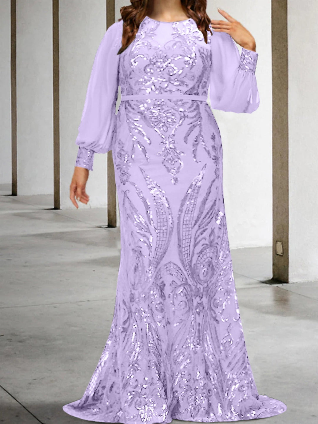 Sheath/Column Mother of the Bride Dresses with Sequins