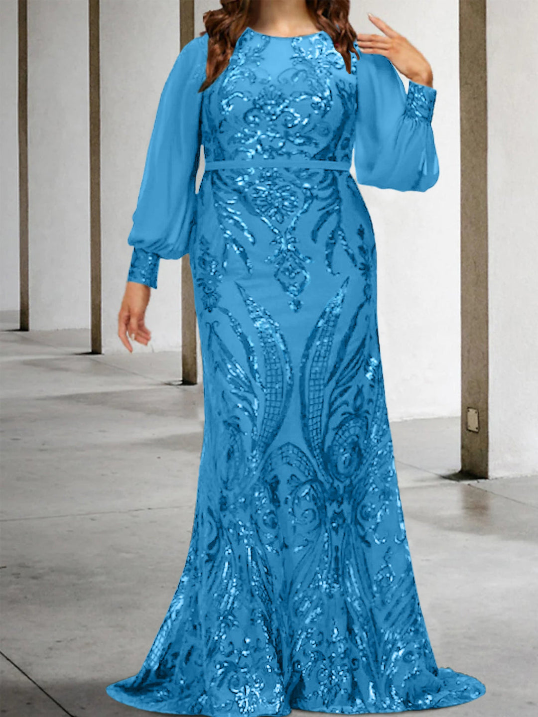 Sheath/Column Mother of the Bride Dresses with Sequins