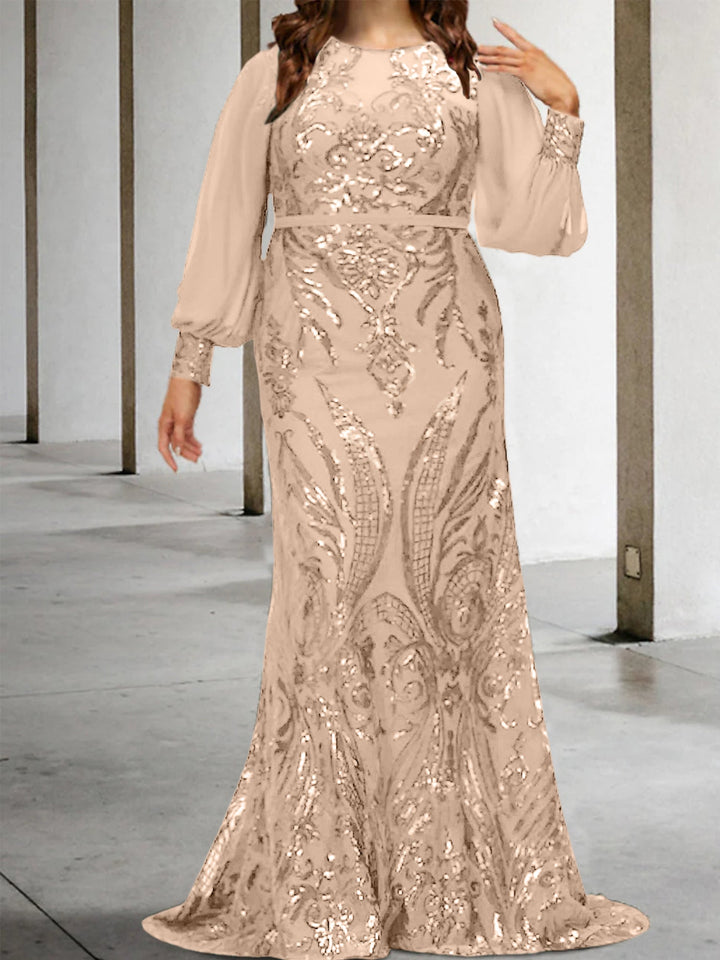 Sheath/Column Mother of the Bride Dresses with Sequins