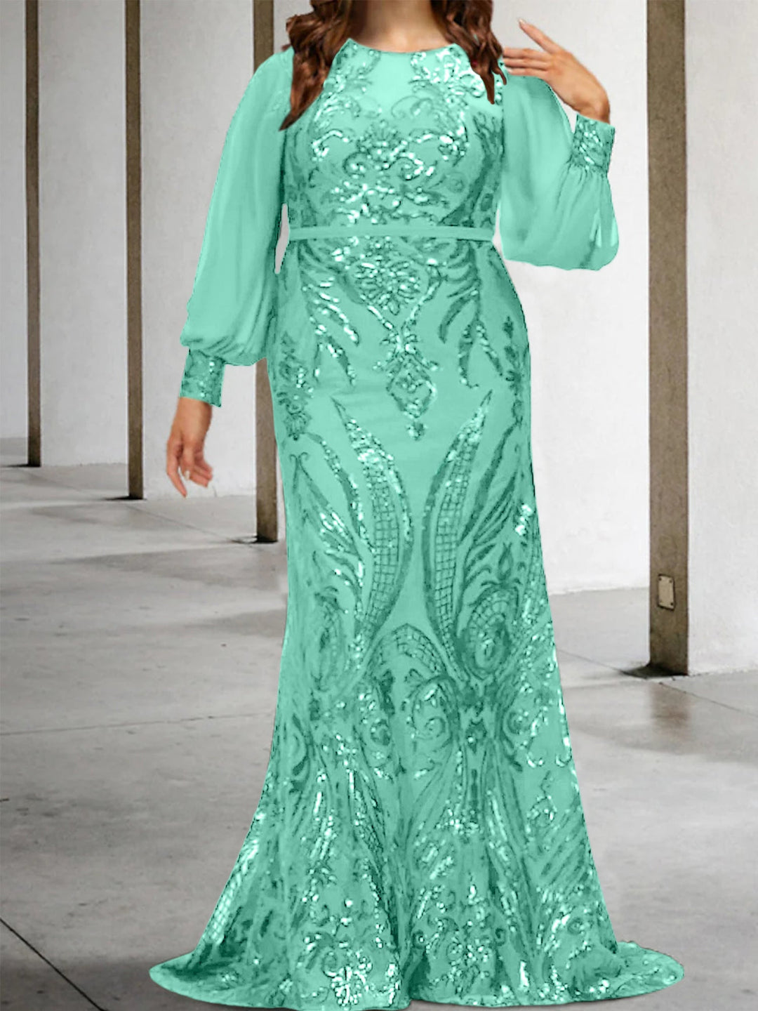 Sheath/Column Mother of the Bride Dresses with Sequins