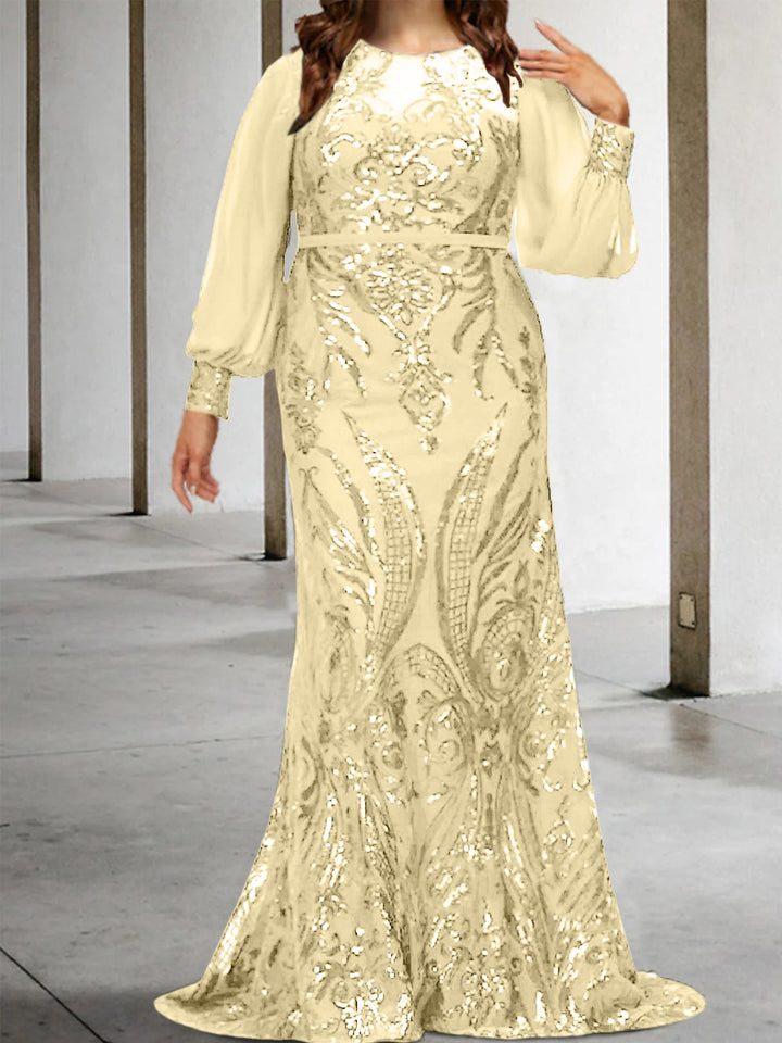 Sheath/Column Mother of the Bride Dresses with Sequins