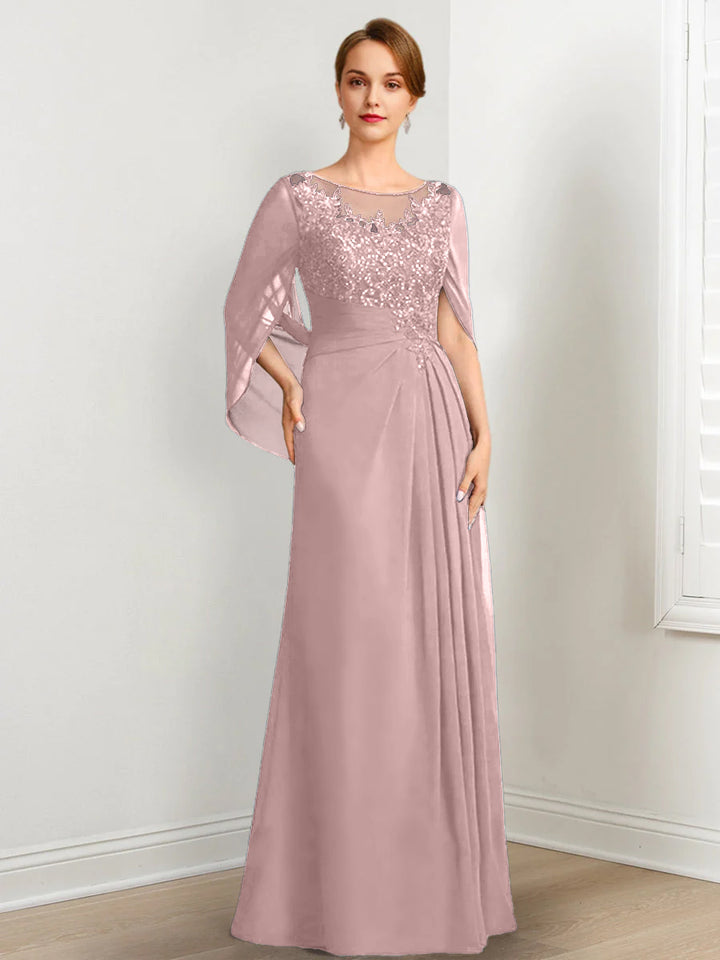 A-Line/Princess Mother of the Bride Dresses with Applique & Sequins