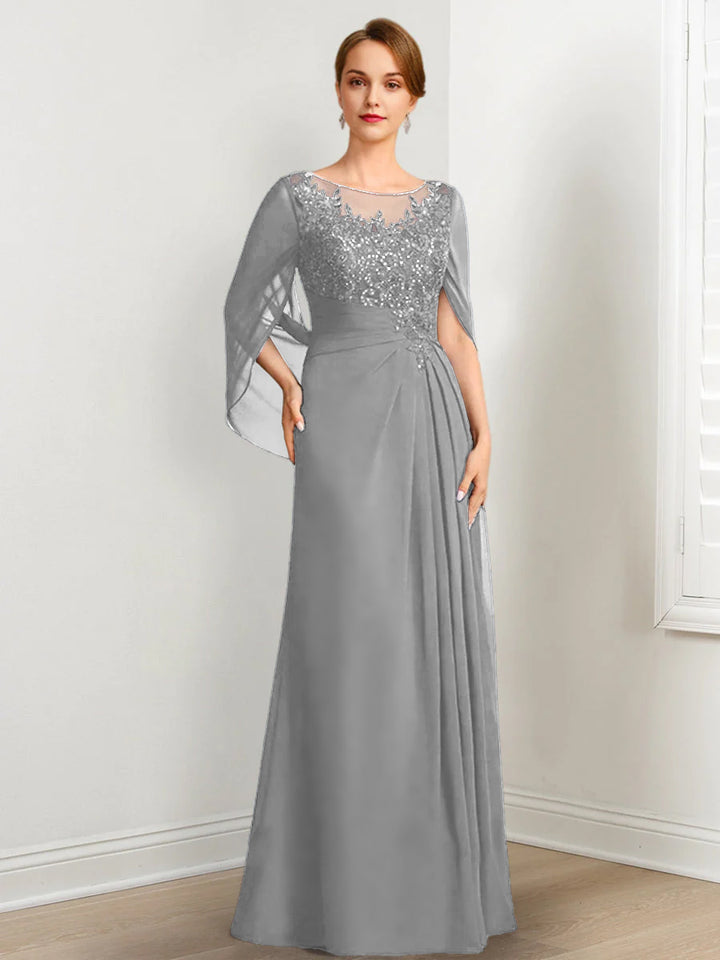 A-Line/Princess Mother of the Bride Dresses with Applique & Sequins