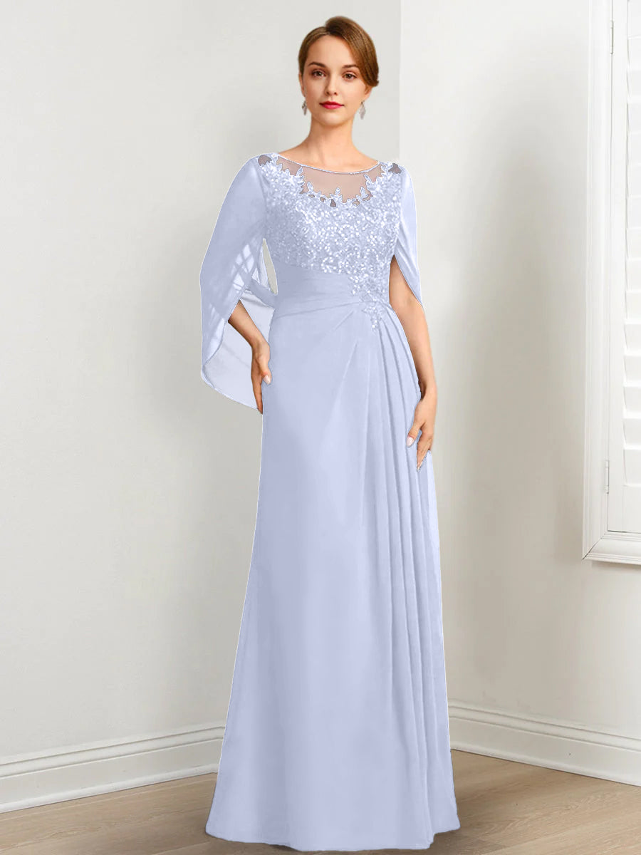 A-Line/Princess Mother of the Bride Dresses with Applique & Sequins