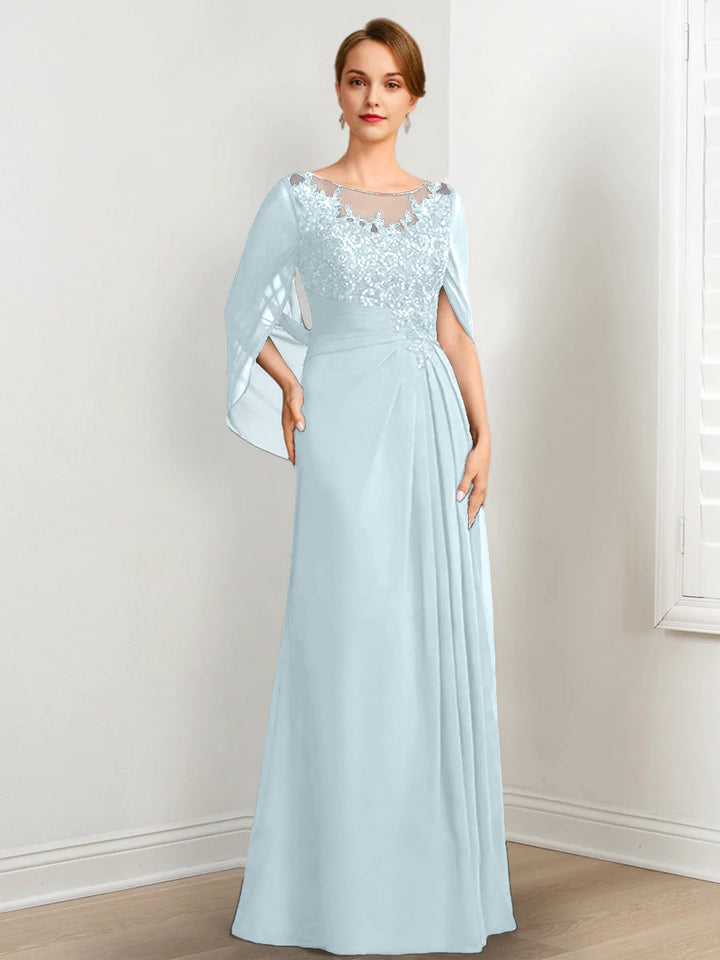 A-Line/Princess Mother of the Bride Dresses with Applique & Sequins