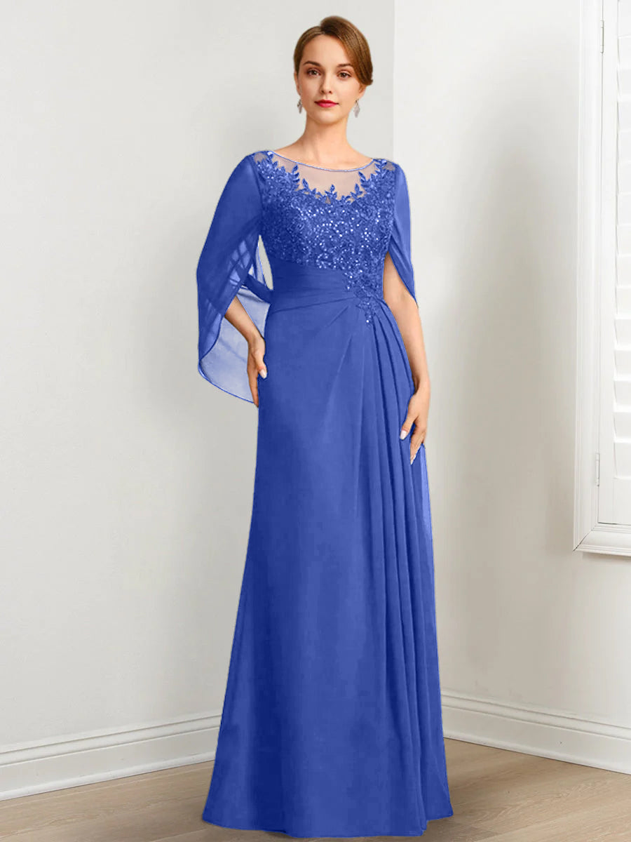 A-Line/Princess Mother of the Bride Dresses with Applique & Sequins