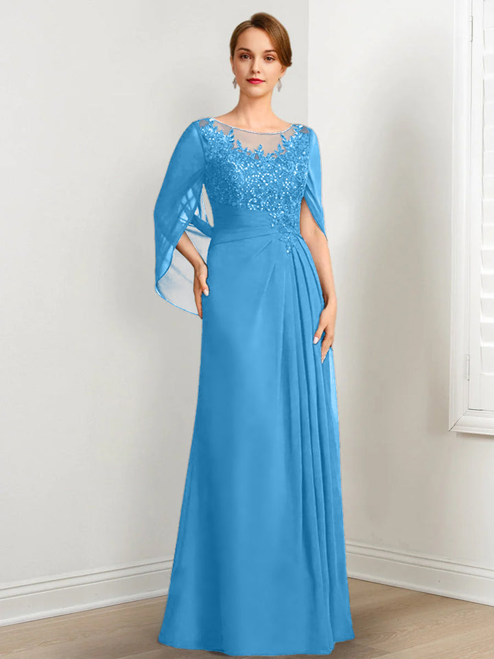 A-Line/Princess Mother of the Bride Dresses with Applique & Sequins