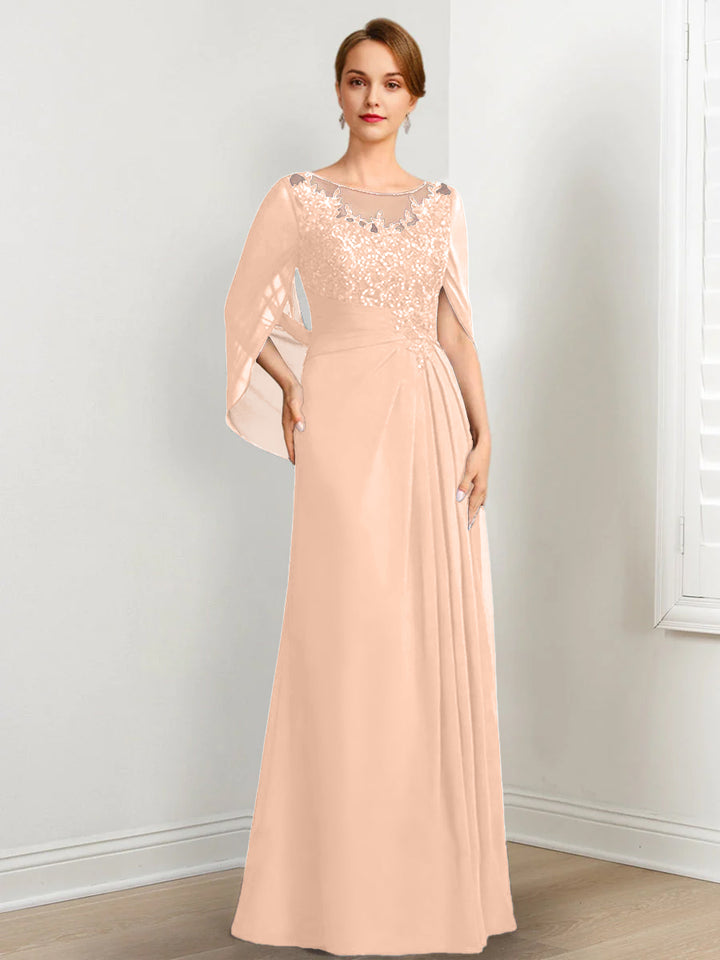 A-Line/Princess Mother of the Bride Dresses with Applique & Sequins