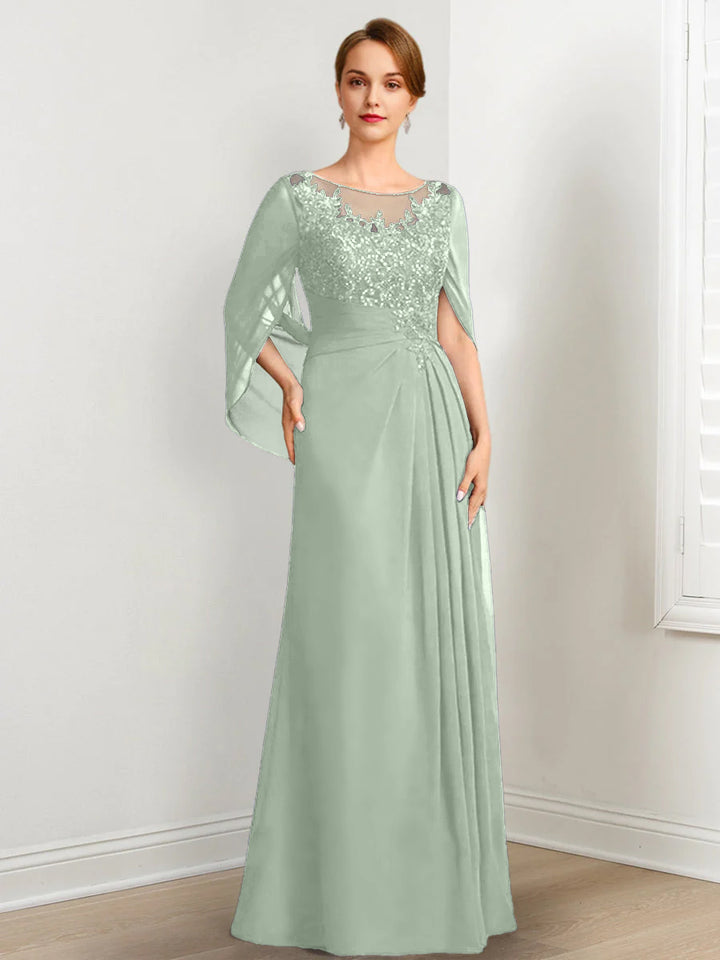 A-Line/Princess Mother of the Bride Dresses with Applique & Sequins