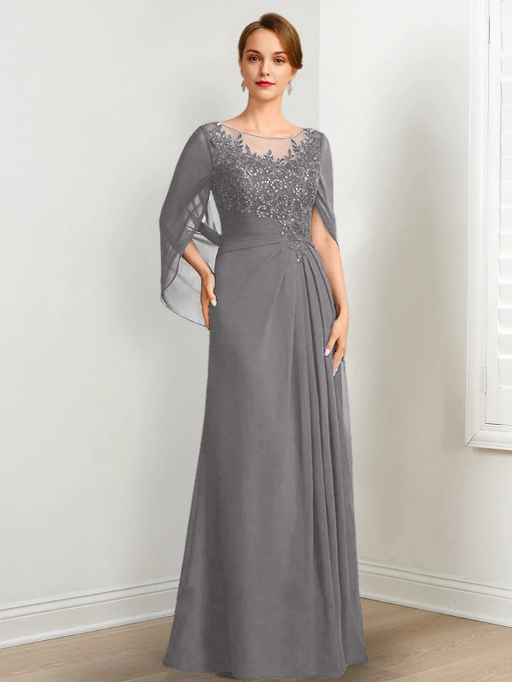 A-Line/Princess Mother of the Bride Dresses with Applique & Sequins