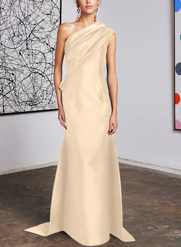 Sheath/Column One-Shoulder Mother of the Bride Dresses