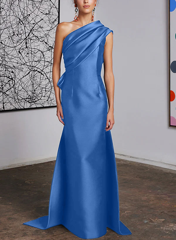 Sheath/Column One-Shoulder Mother of the Bride Dresses