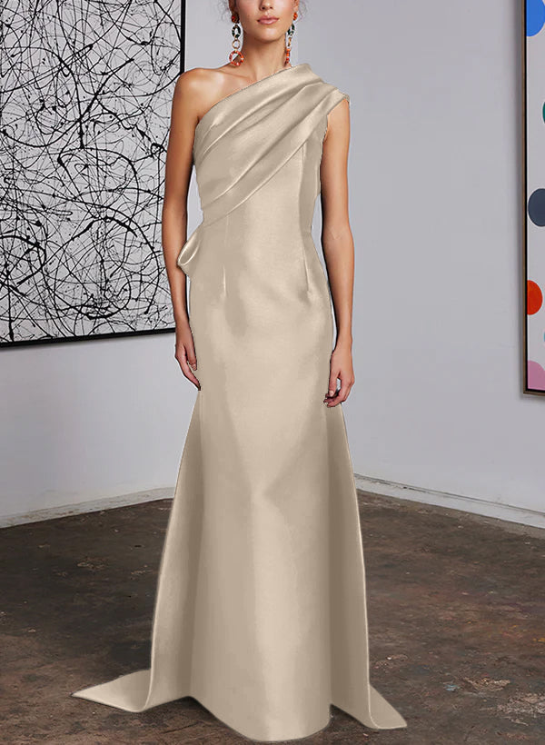 Sheath/Column One-Shoulder Mother of the Bride Dresses