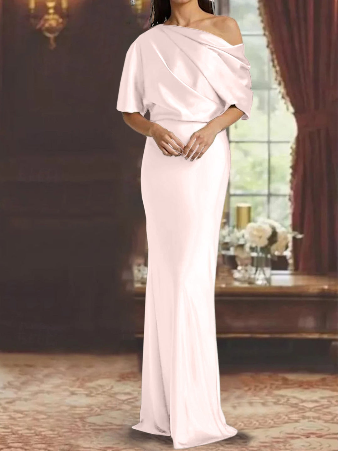 Sheath/Column One-Shoulder Mother of the Bride Dresses