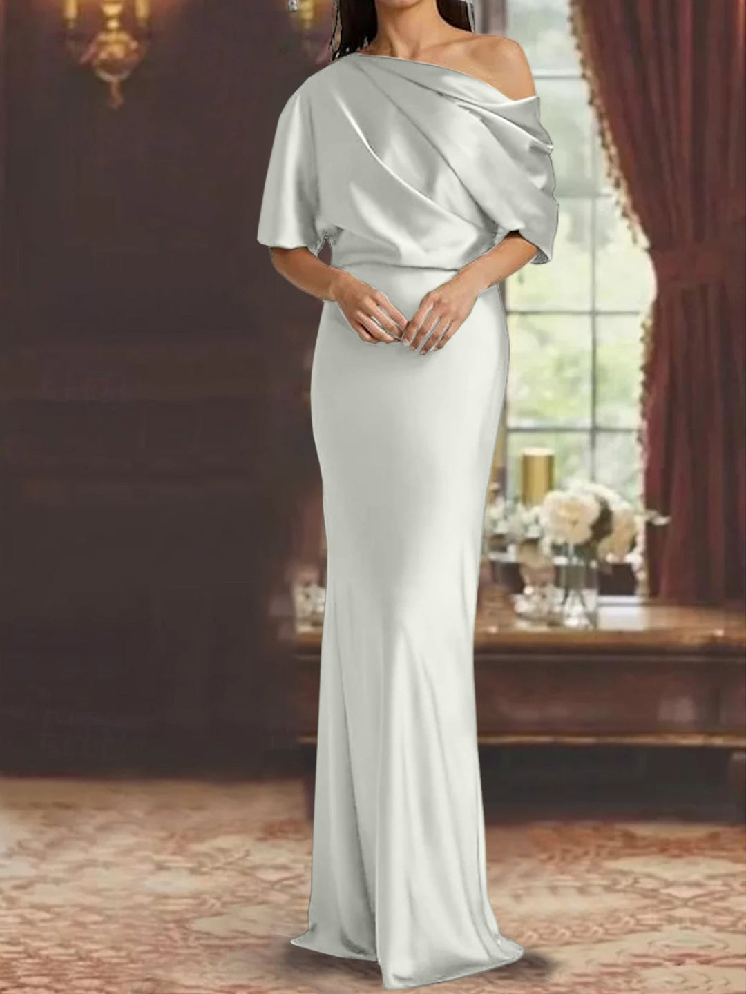 Sheath/Column One-Shoulder Mother of the Bride Dresses