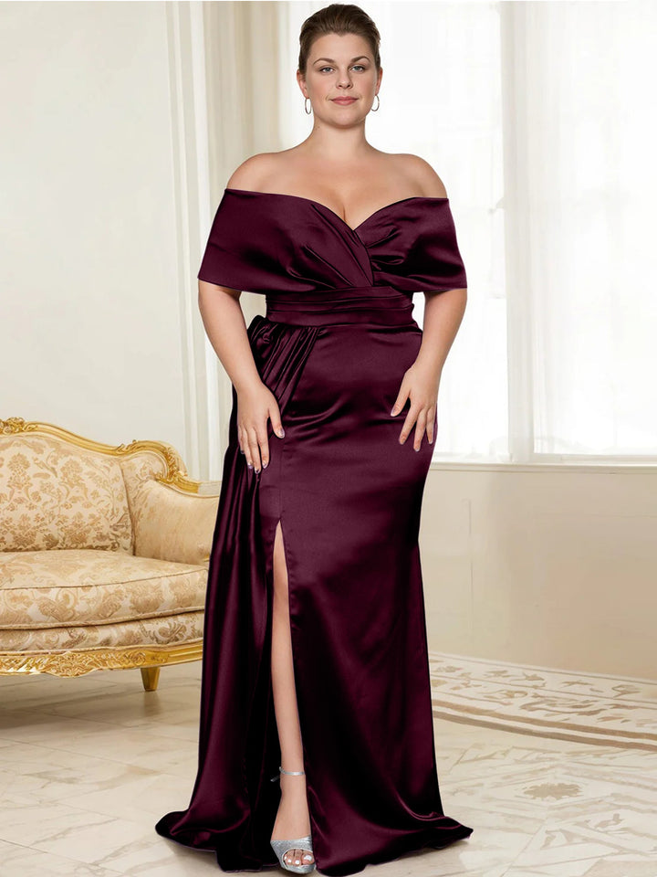 Trumpet/Mermaid Off-the-Shoulder Mother of the Bride Dresses