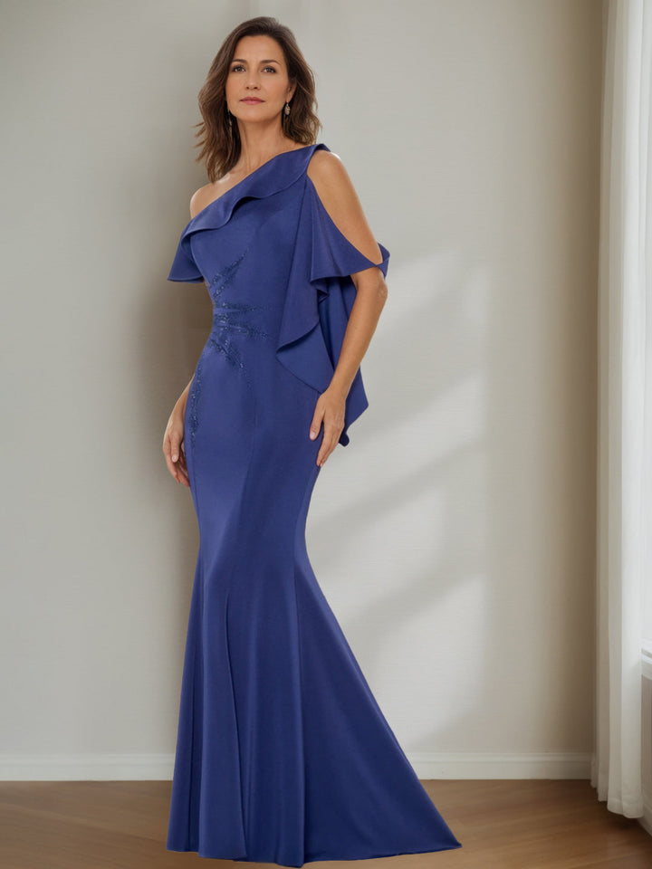 A-Line/Princess Asymmetric Ankle-Length Mother of the Bride Dresses