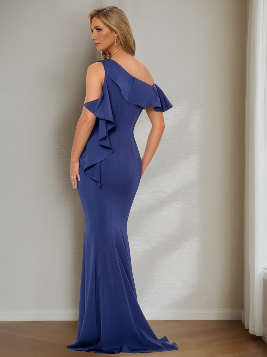 A-Line/Princess Asymmetric Ankle-Length Mother of the Bride Dresses