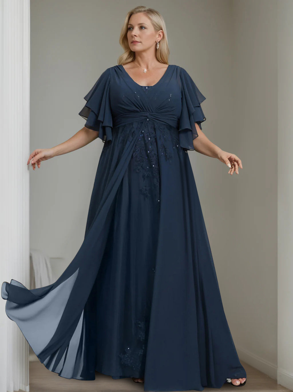 Plus Size Mother of the Bride Dresses - Mondressy UK