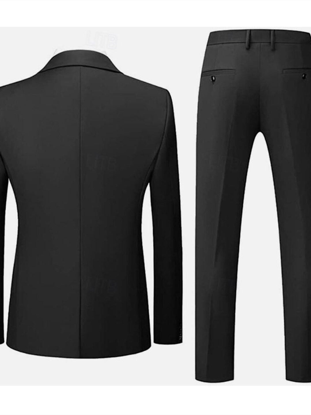 Men's Tailored Fit Single Breasted One-button  2 Pieces Wedding Suits