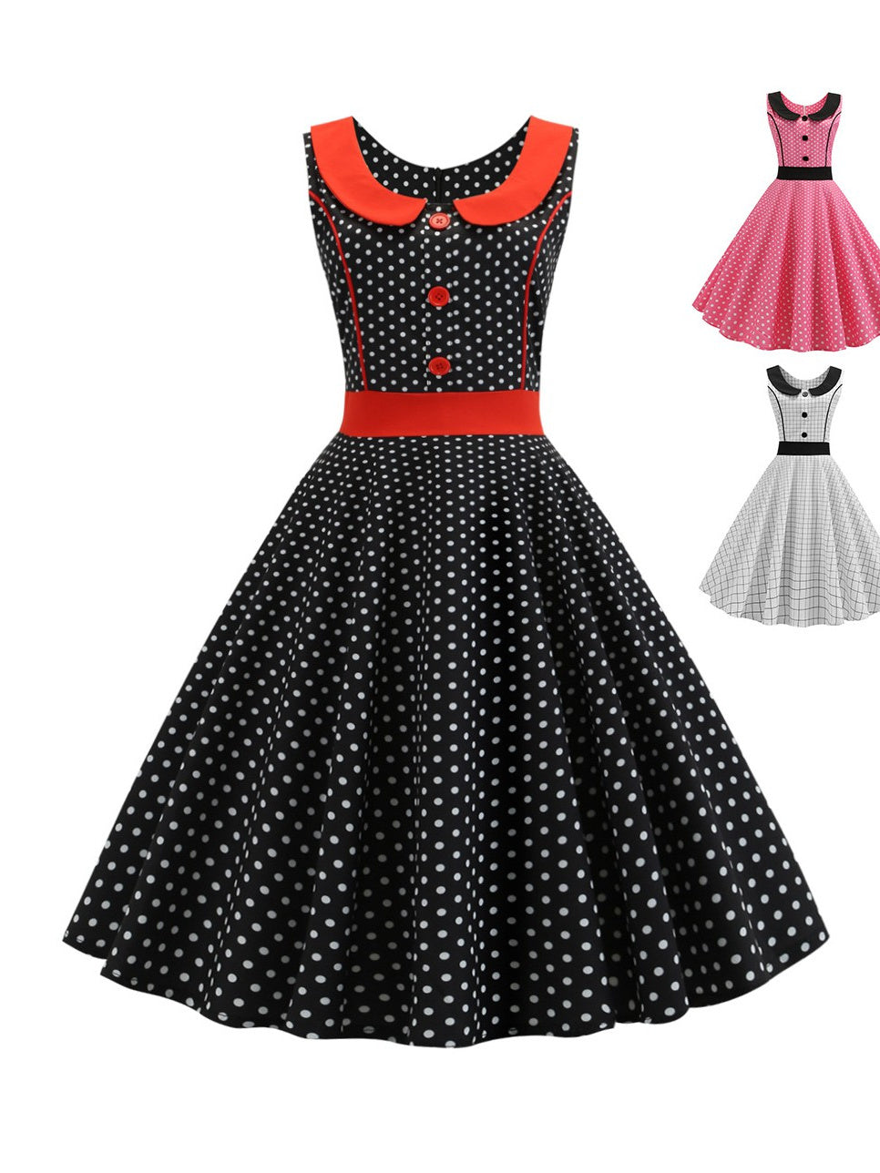 Short/Mini Polyester Scoop Neck Sleeveless Printing Women&