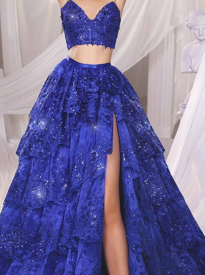 A-Line/Princess Strapless Floor-length Prom Dresses