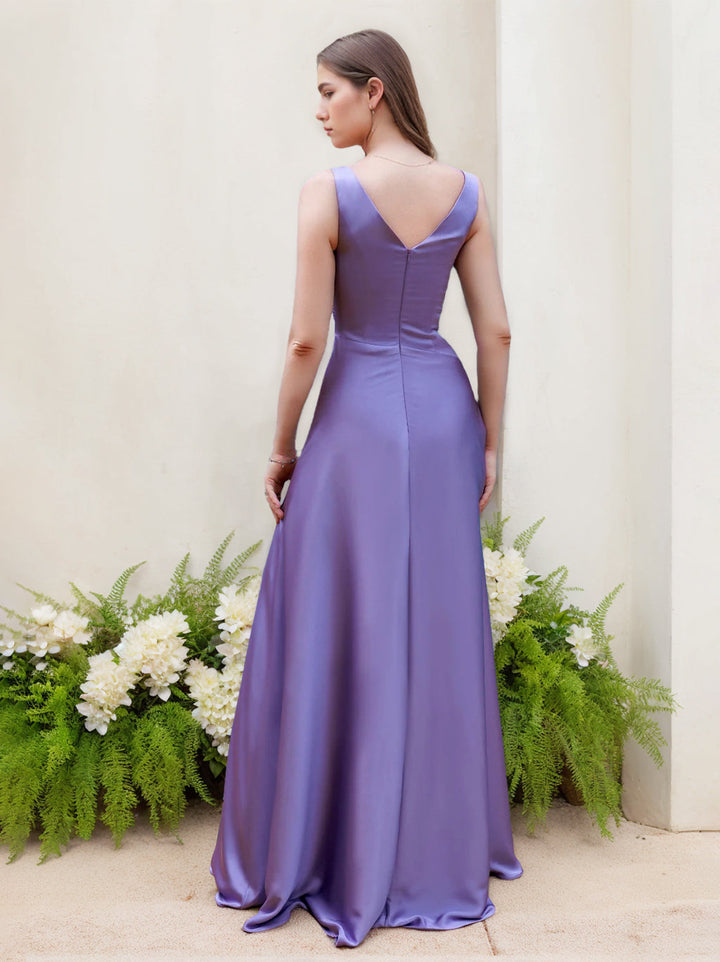 Stretch Satin Bridesmaid Dresses - Mondressy UK Stretch Satin Bridesmaid Dresses - Mondressy UK