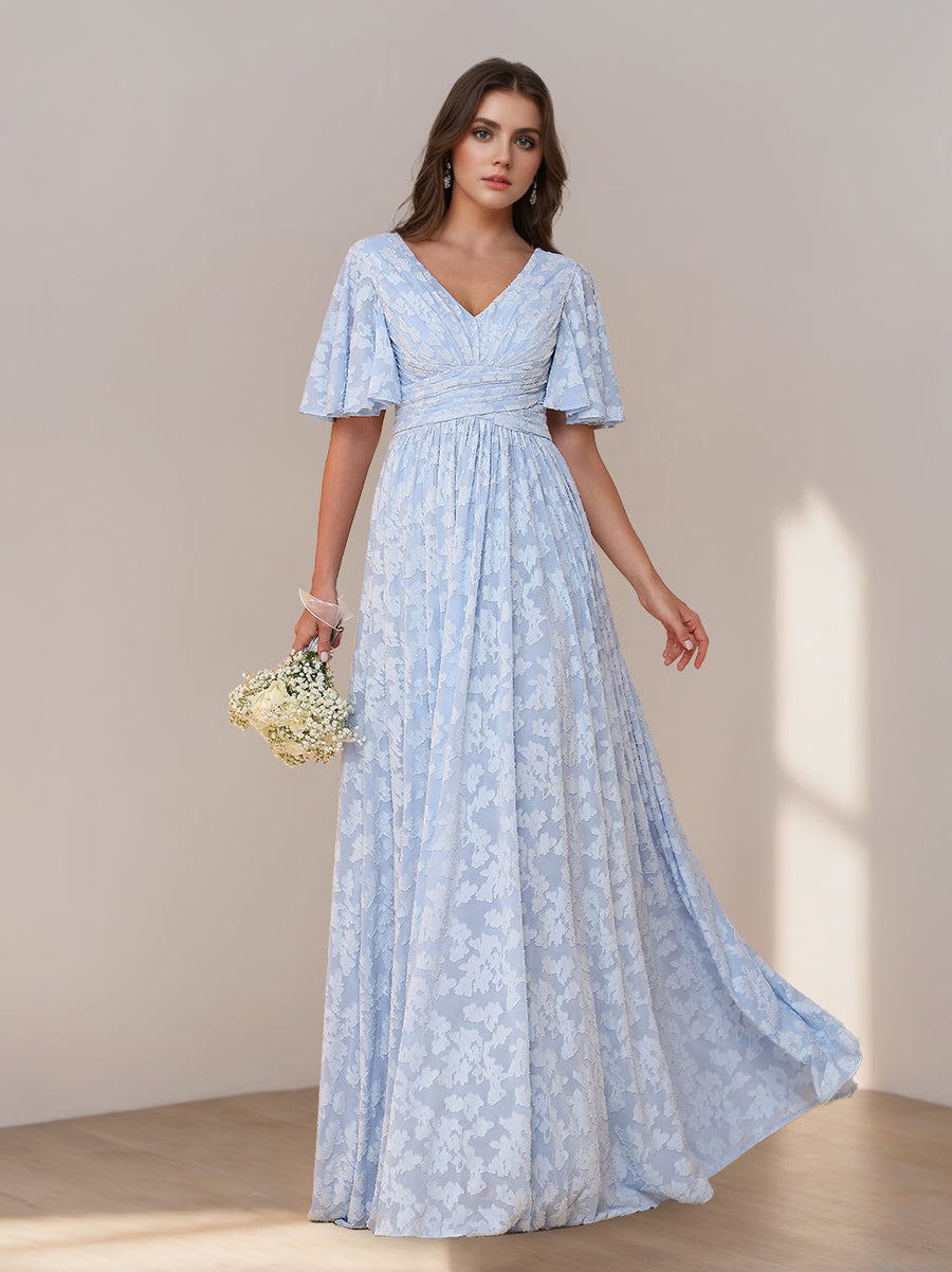 floral bridesmaid dresses uk Blue Botanical Floral, Blue Floral Floral Bridesmaid Dresses