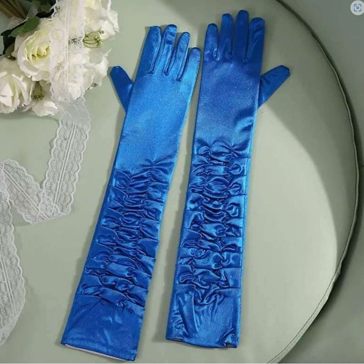 1950s Women's Solid Color Patchwork Christmas Party Prom Teen Adults' Gloves