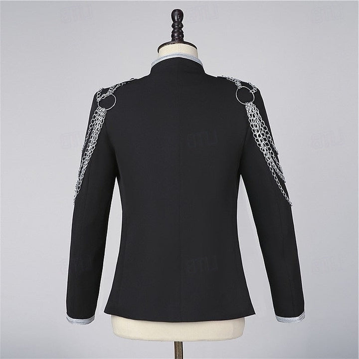 Men's Carnival Masquerade Mardi Gras Event / Party Retro Vintage Rococo Coat Jacket