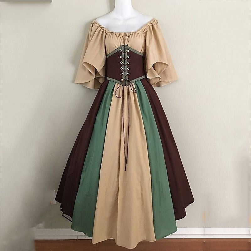 Women's Elegant Classical Vintage Masquerade Inspired Party Halloween Homecoming Dress