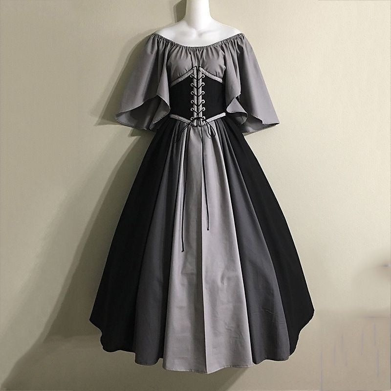 Women's Elegant Classical Vintage Masquerade Inspired Party Halloween Homecoming Dress