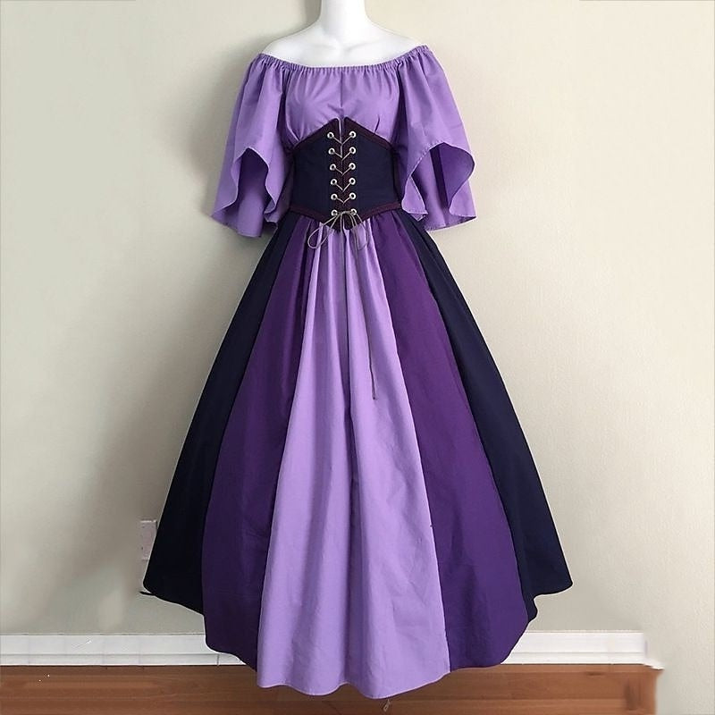 Women's Elegant Classical Vintage Masquerade Inspired Party Halloween Homecoming Dress